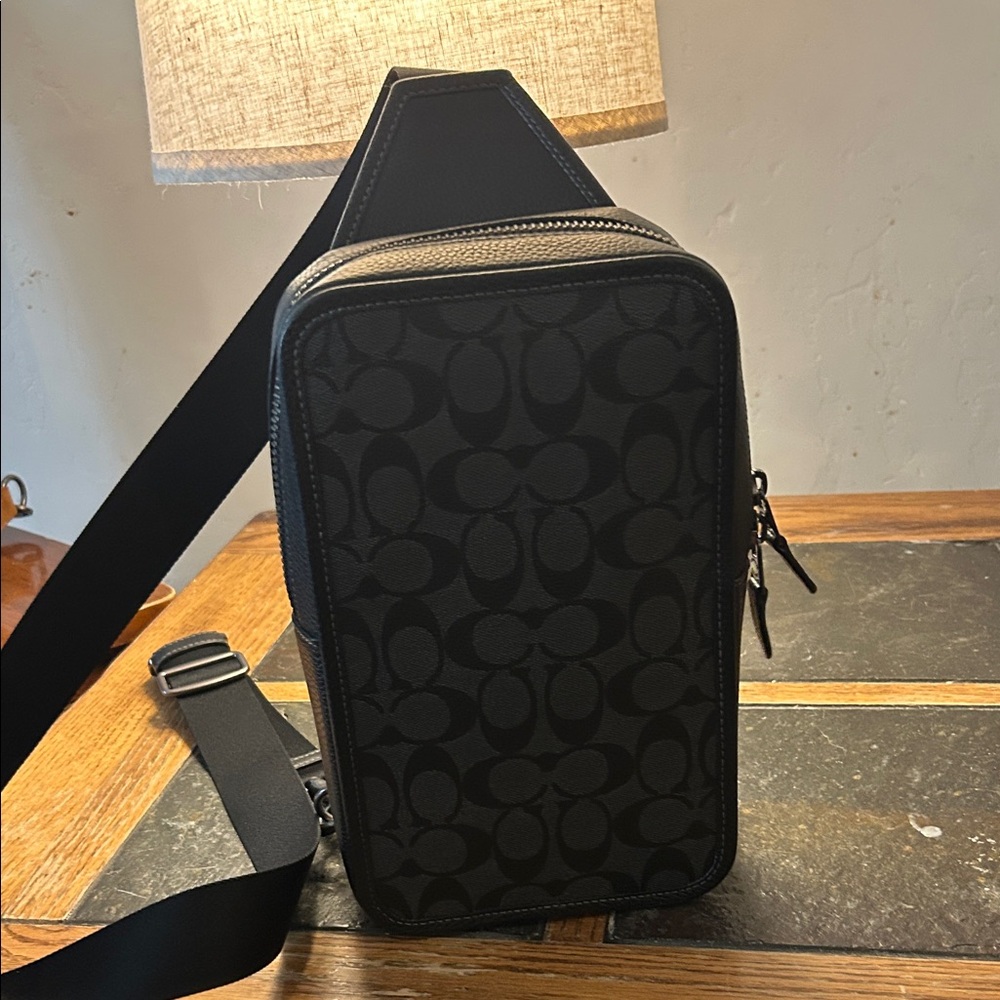 Black Men's Crossbody Bag
